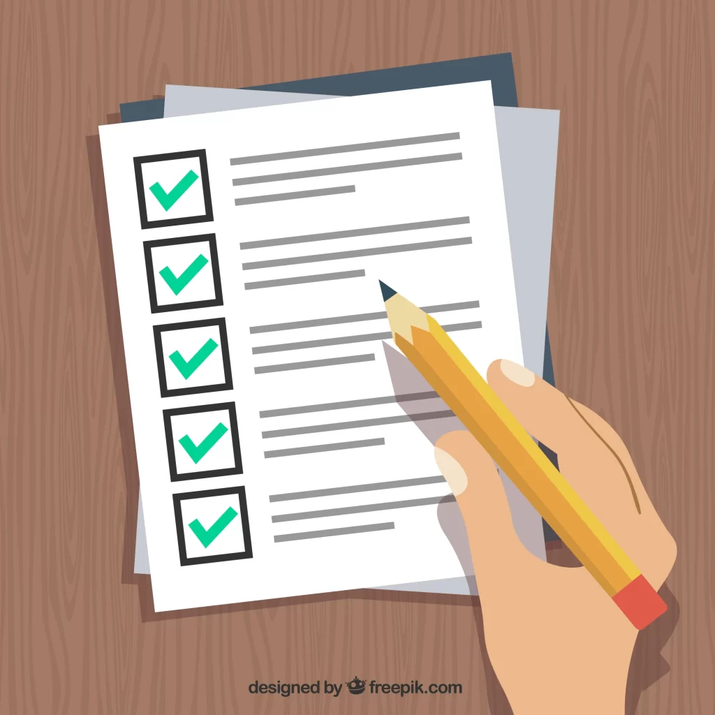 Checklist du Fundraiser