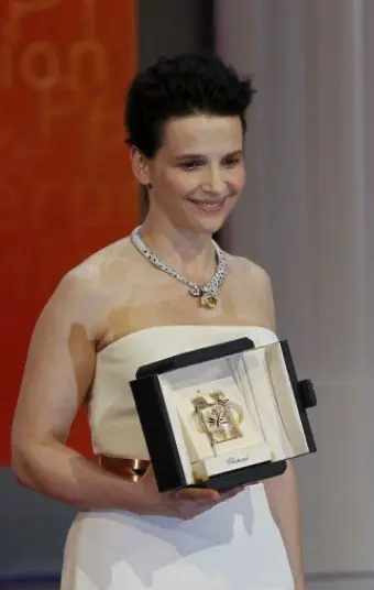 Prix d'interprétation à Cannes, en 2010, Juliette Binoche pour Copie conforme