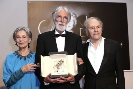 Top 5 des Palmes d'or française. Michael Haneke reçoit la Palme d’or.