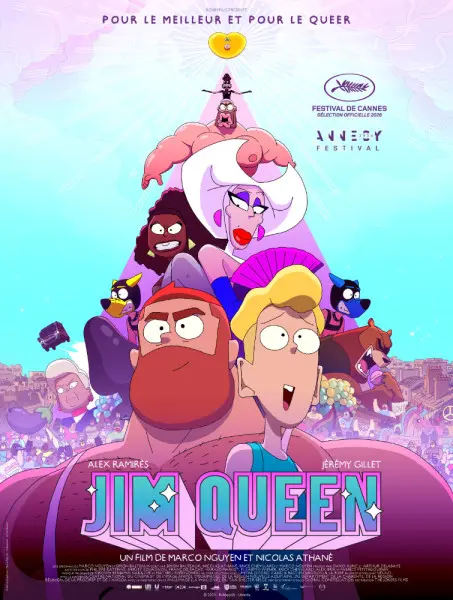 Affiche Jim Queen film : la comédie queer qui ose tout