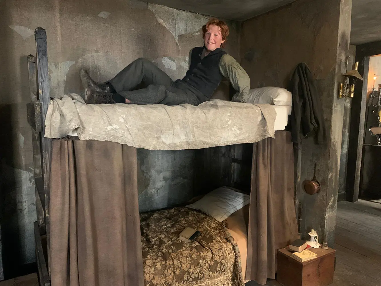 interview Léonard Signoret, sur le tournage de Les misérables